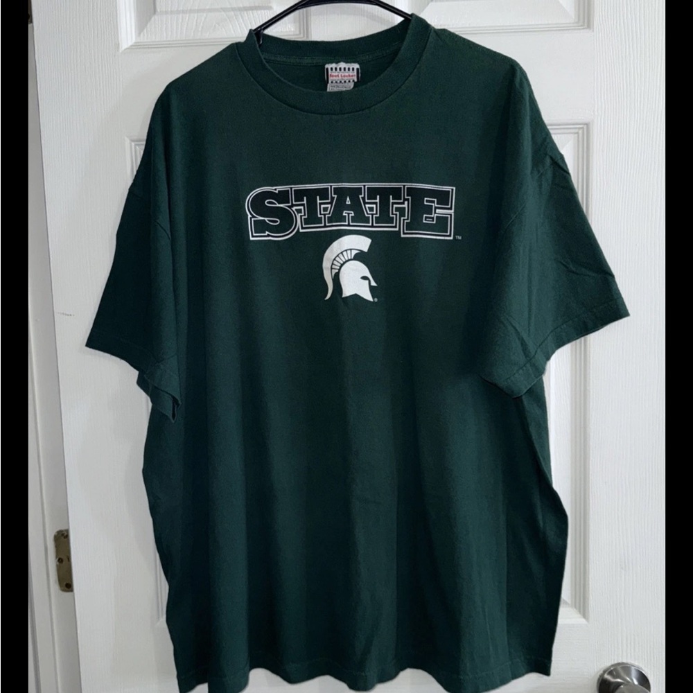 Foot Locker Michigan State Dark Green Graphic T-Shirt Men’s XXL